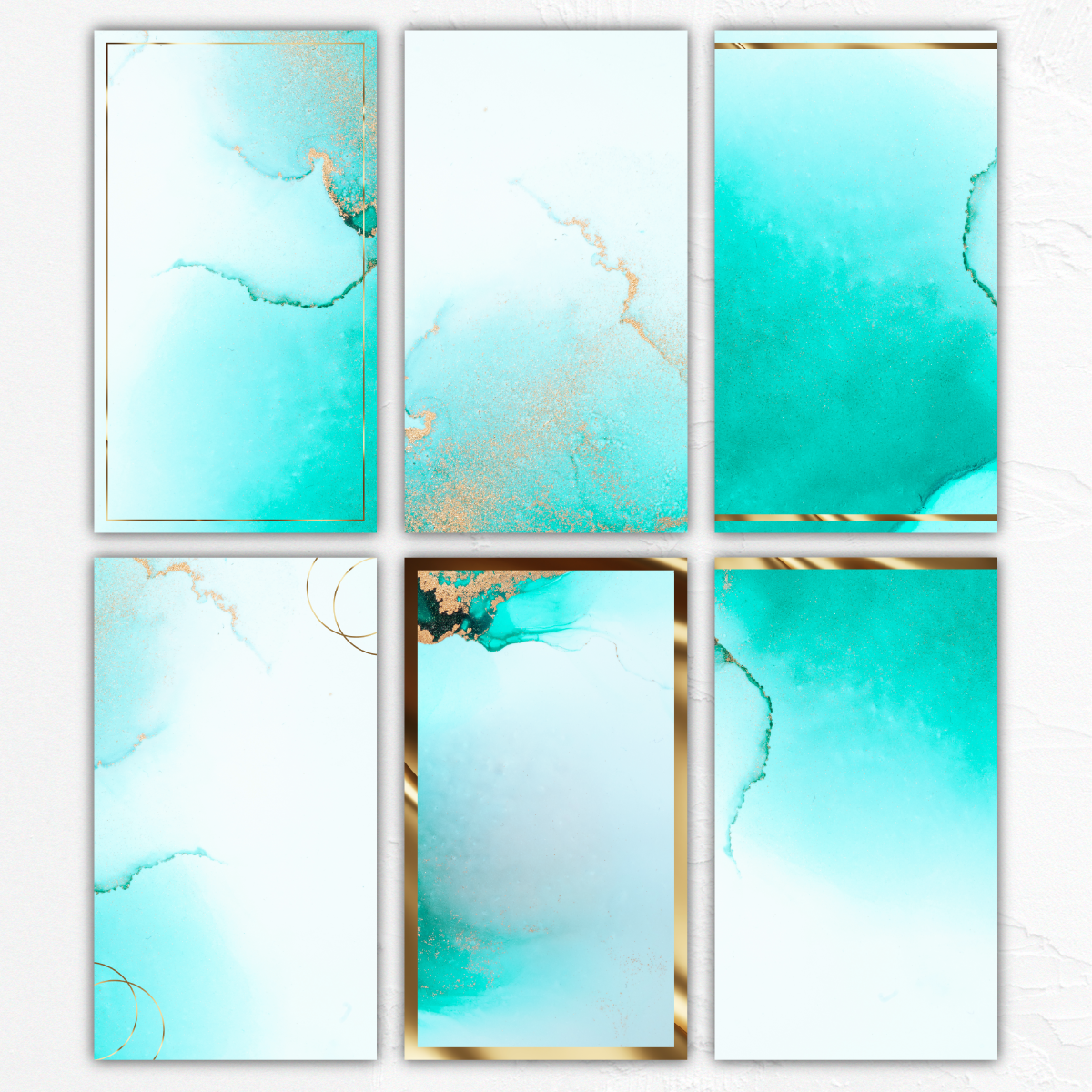 Paczka szablonów na social media - turkus - obrazek 4