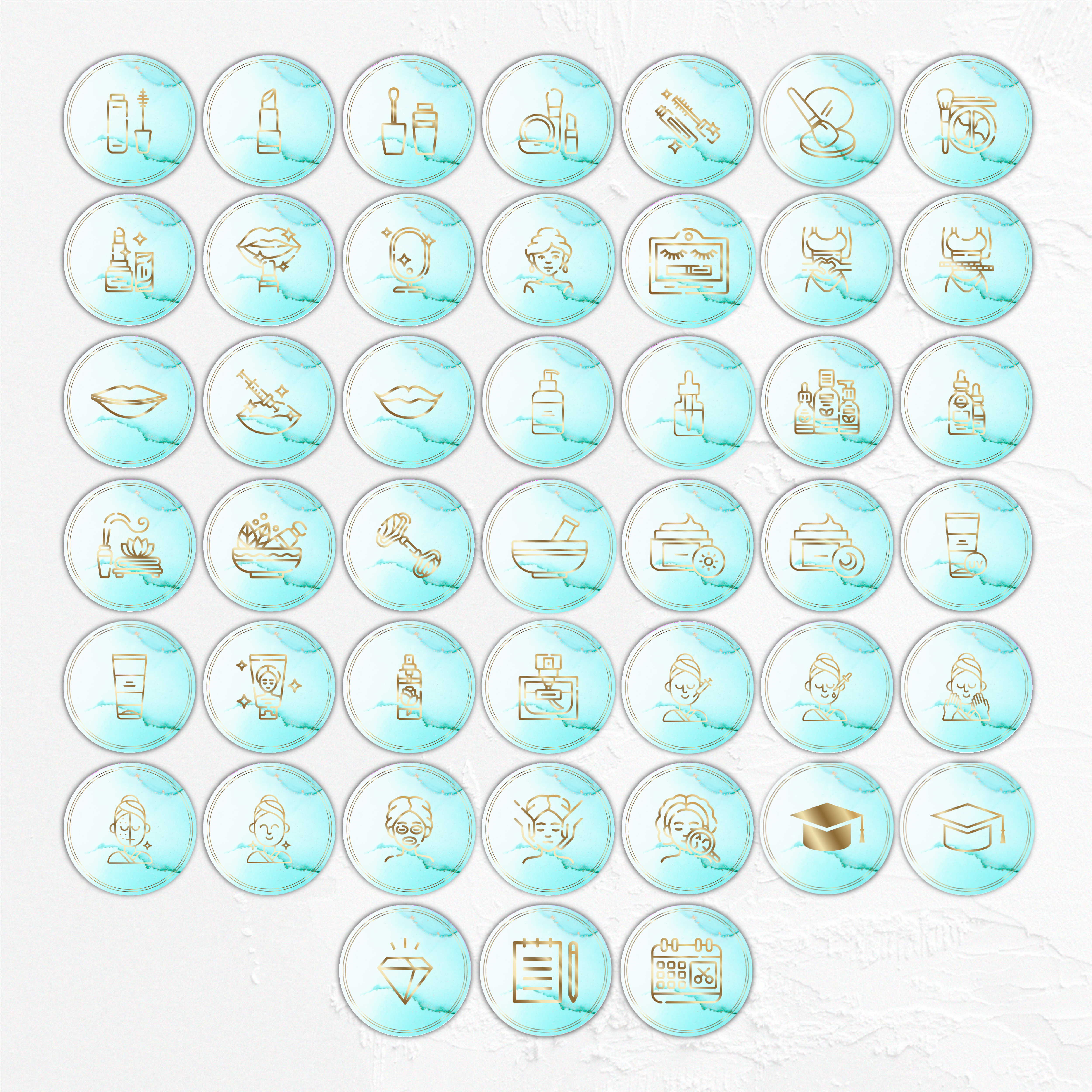 Paczka szablonów na social media - turkus - obrazek 8