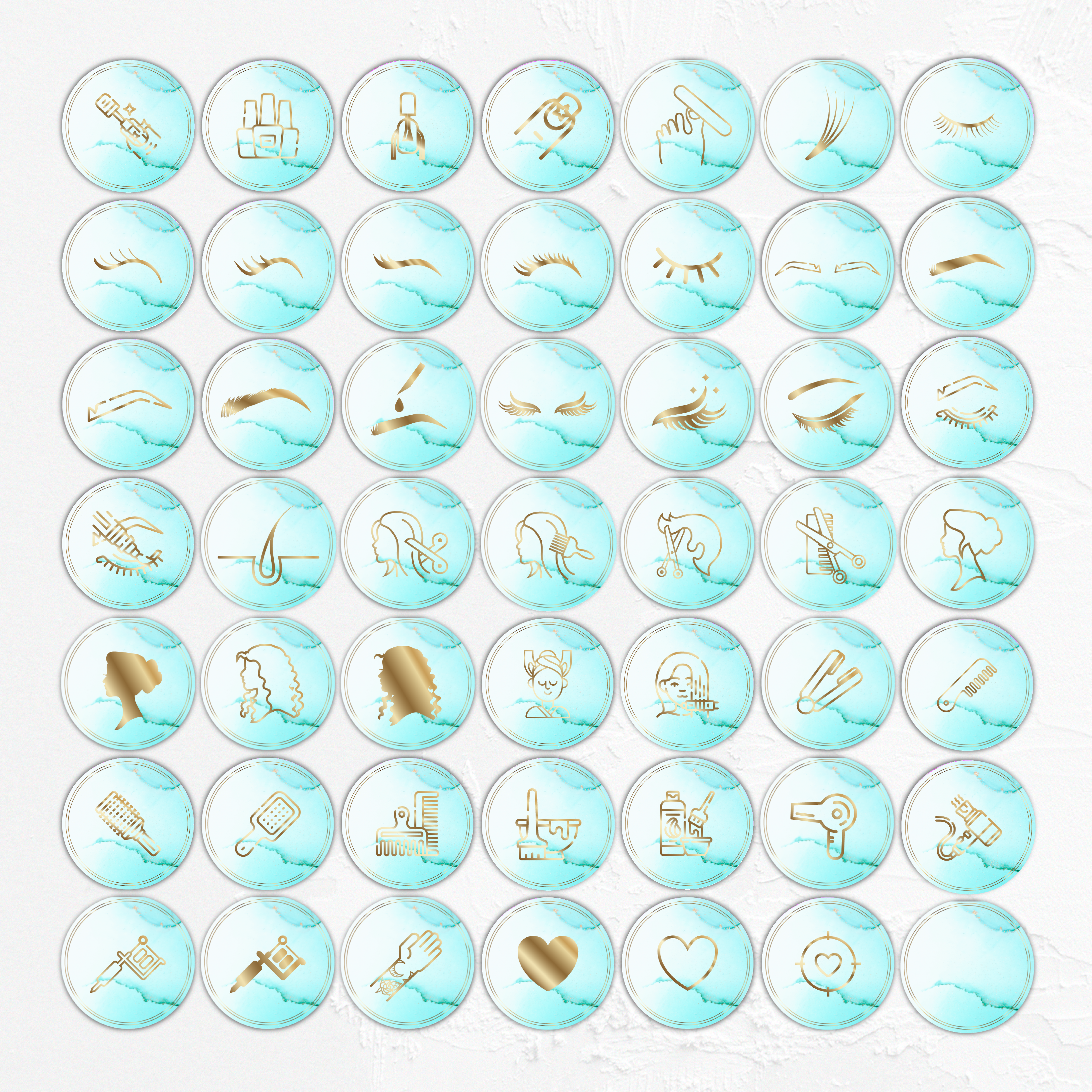 Paczka szablonów na social media - turkus - obrazek 7